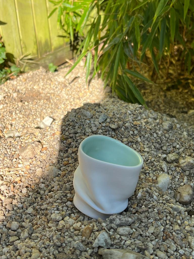 Kaffee- & Teebecher - Crumple Becher Grün