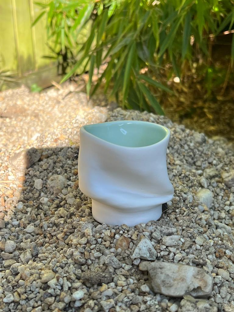 Kaffee- & Teebecher - Crumple Becher Grün