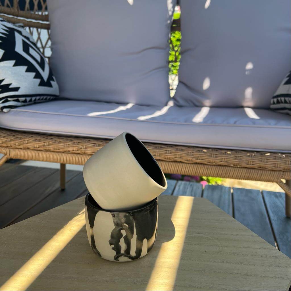 Mug, Tasse, Kaffeetasse, Keramiktasse - Becher Raven & Sand Artline