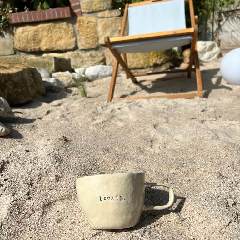 Mug, Tasse, Kaffeetasse, Keramiktasse - Tasse Sand Breath