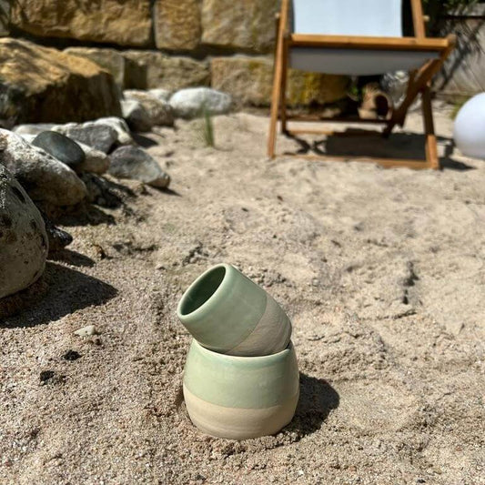 Kaffee- & Teebecher - Curve Espressobecher Grün