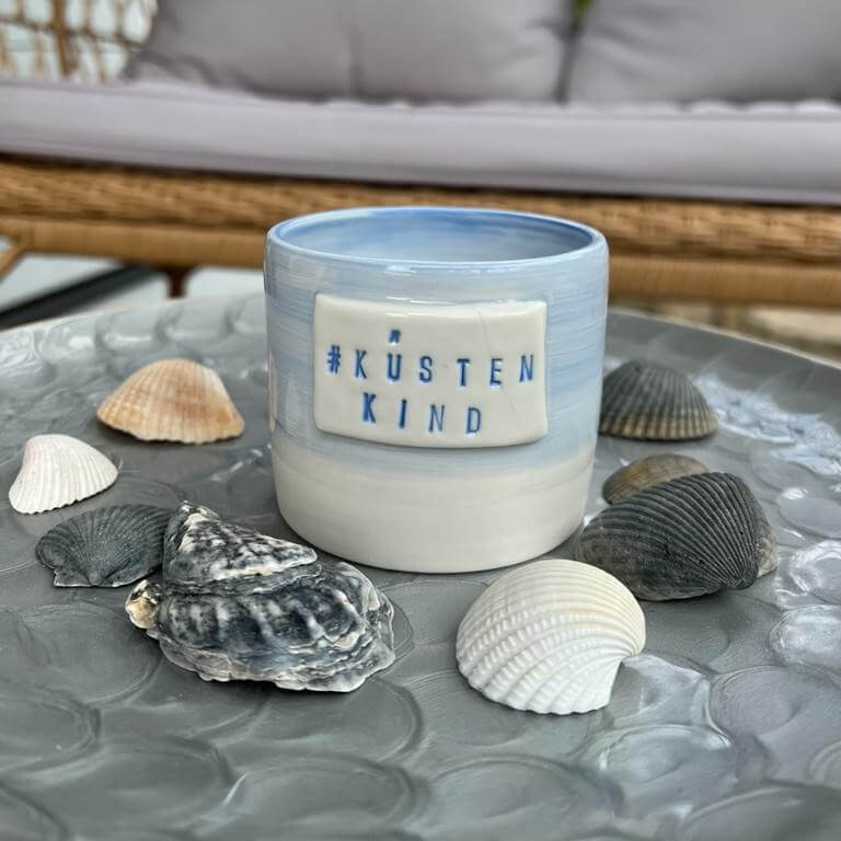 Mug, Tasse, Kaffeetasse, Keramiktasse - Küstenkind