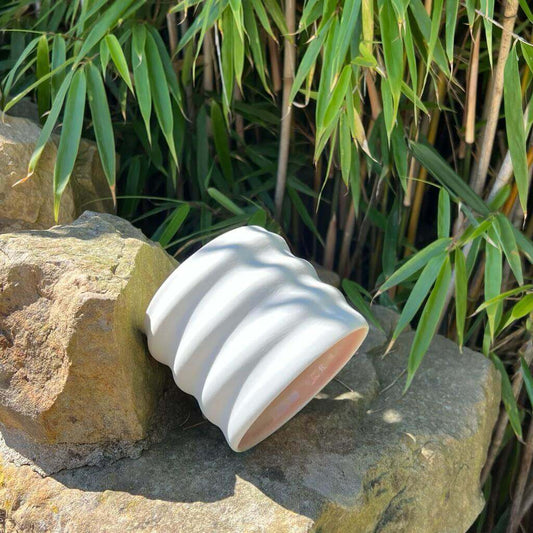 Kaffee- & Teebecher - Becher Wave White