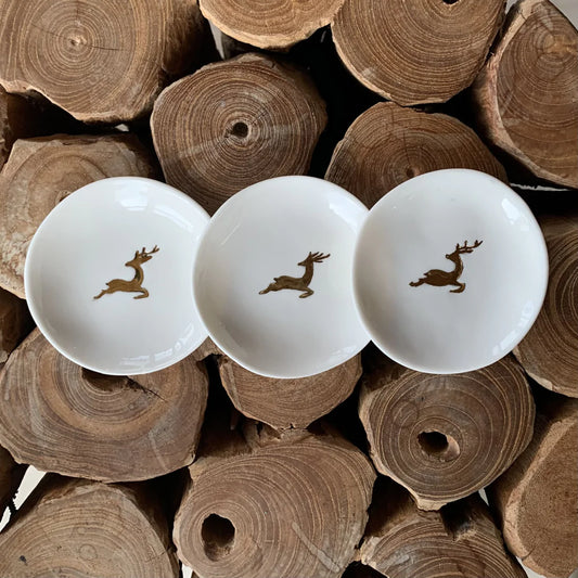 Schmuckschale -  Schmuckschälchen Hirsch Grand Flüh Gold